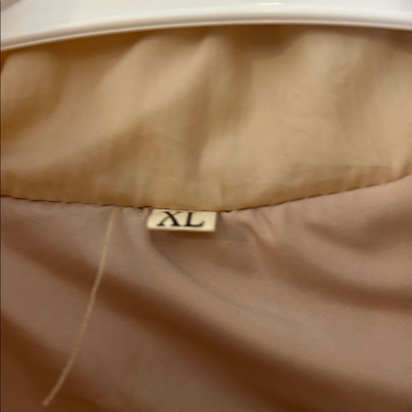 Beige Puffer Jacket - Picture 2 of 8